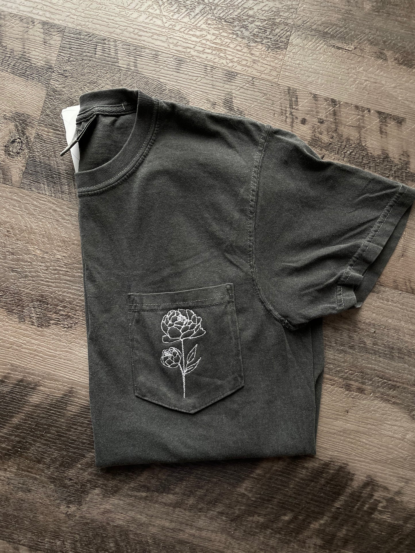 November Embroidered Birth Flower Tee