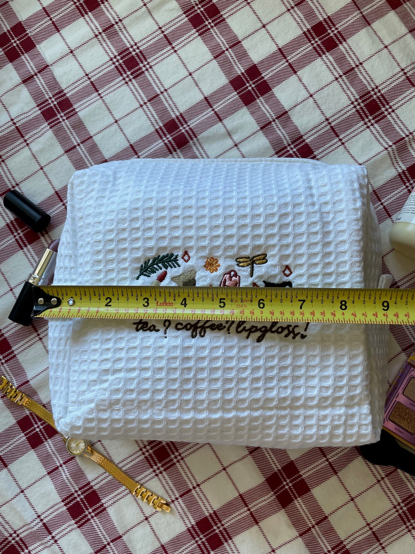 Makeup Bag - Tea? Coffee? Lipgloss!