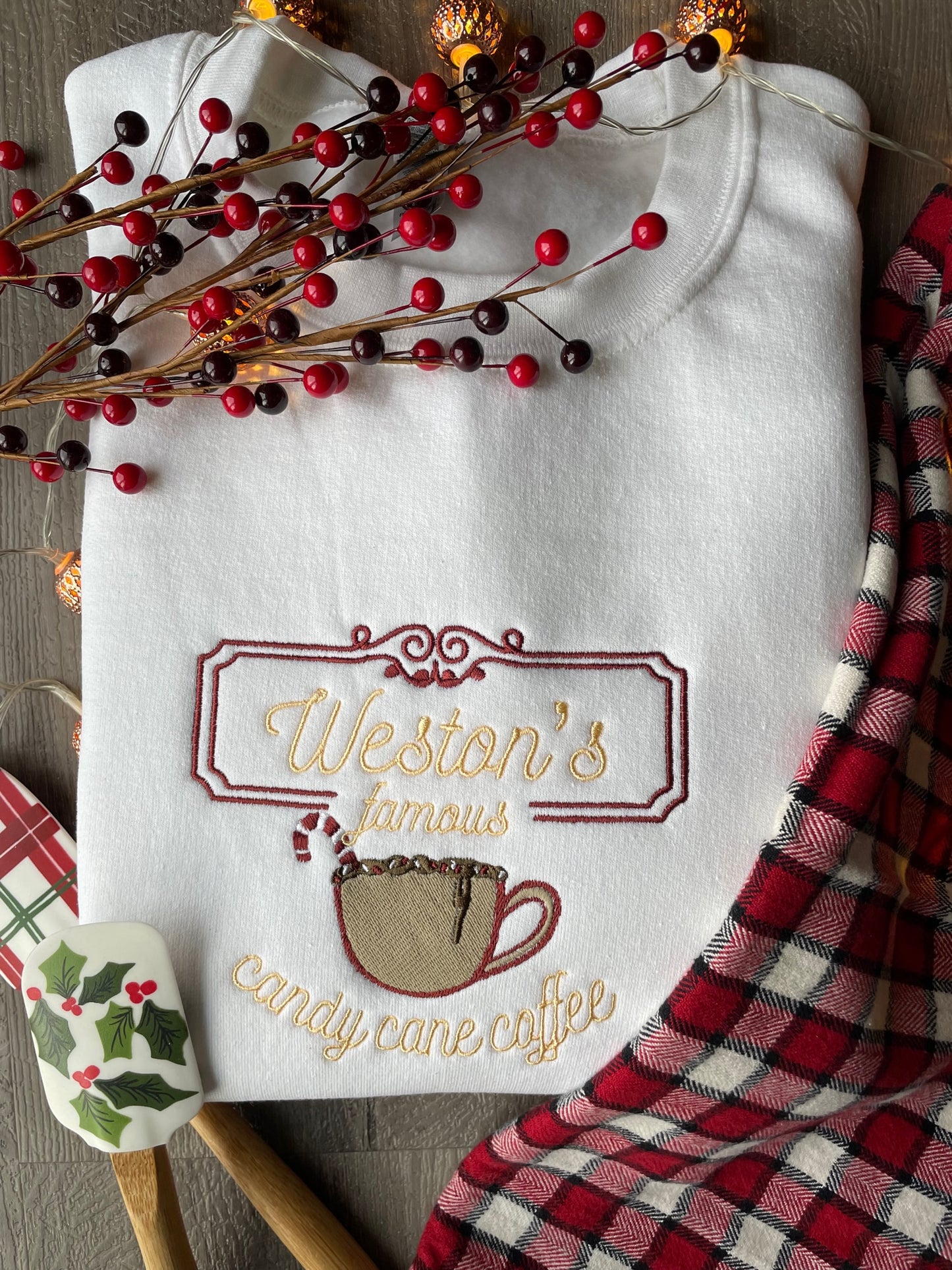 Candy Cane Coffee Sweatshirt