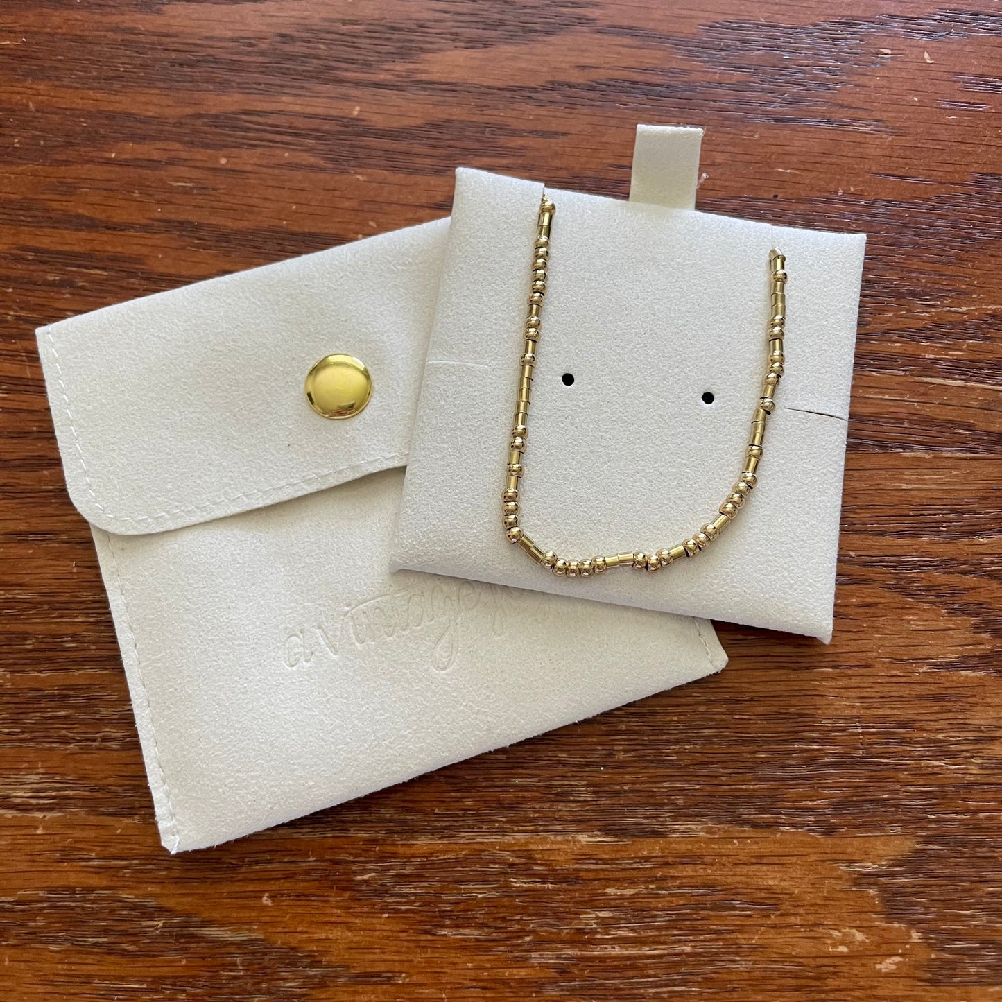Gold Filled Paperclip Necklace