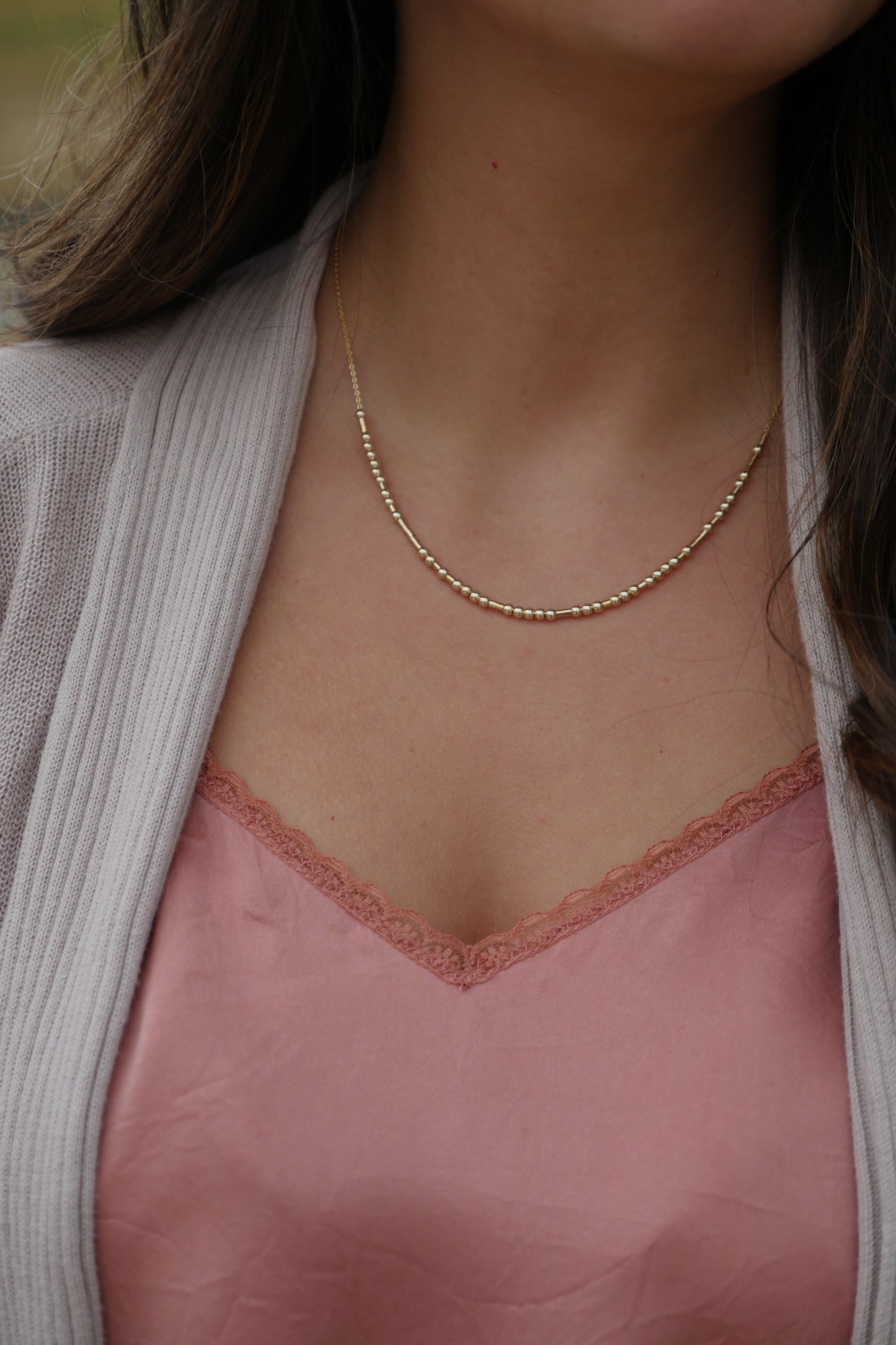 Where You Lead I Will Follow Morse Code Necklace