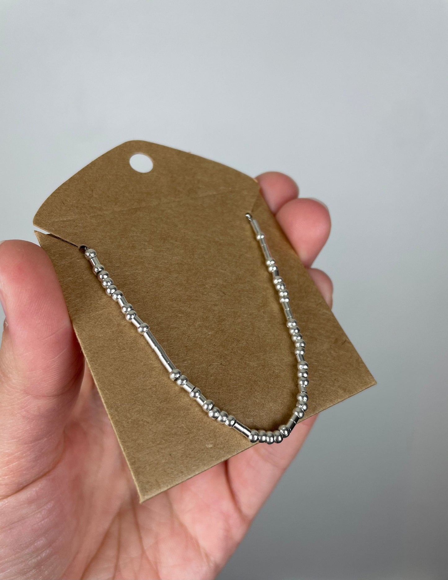 Where You Lead I Will Follow Morse Code Necklace (Silver Plated and Sterling Silver)