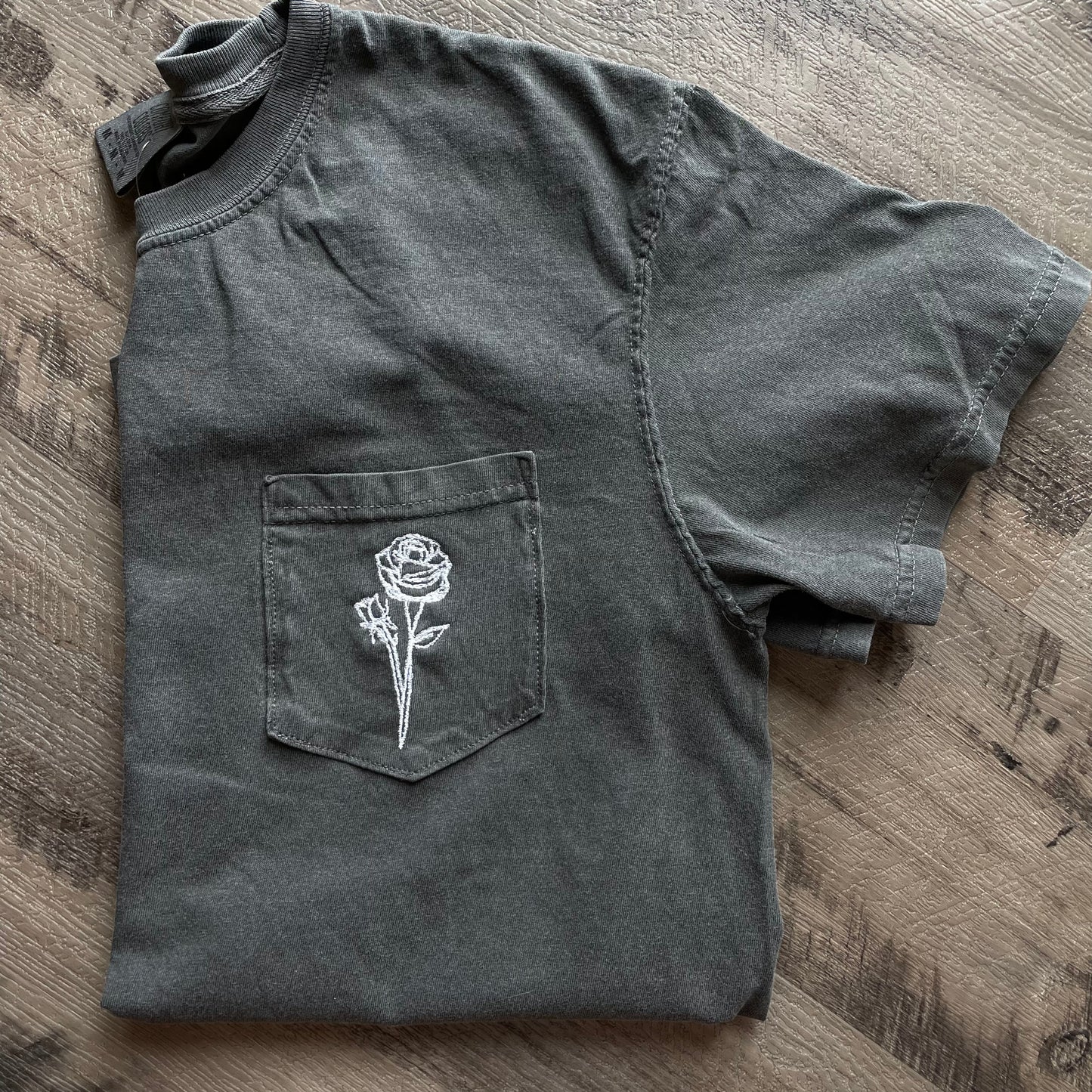 June Rose Birth Flower Tee