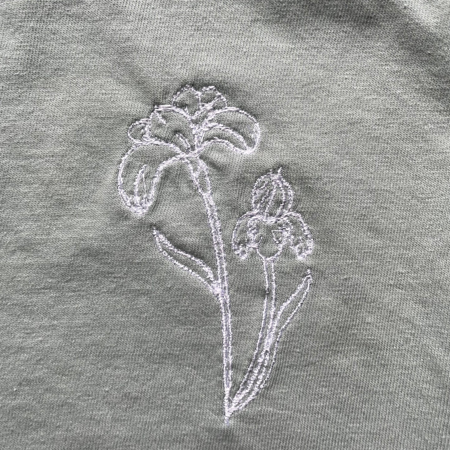 February Iris Birth Flower Tee