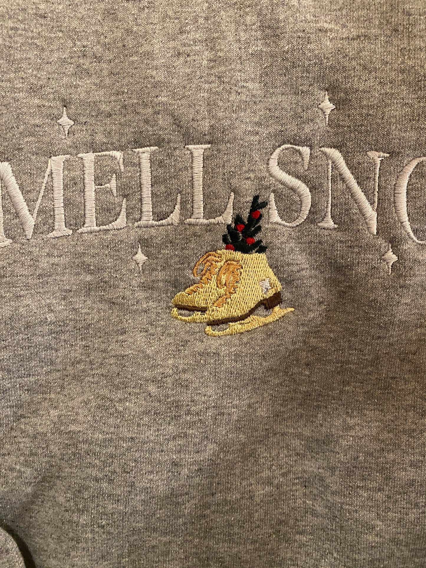 I Smell Snow Embroidered Sweatshirt